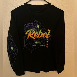 Dutch bros slay the day spiderweb black long sleeve
